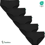 Gaubert Kalhotky z bambusové bavlny černé - 5ks Velikost: S/M