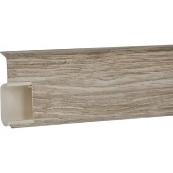 Podlahová lišta Podlahová lišta 55mm PVC DUB HUSKY VZORKY