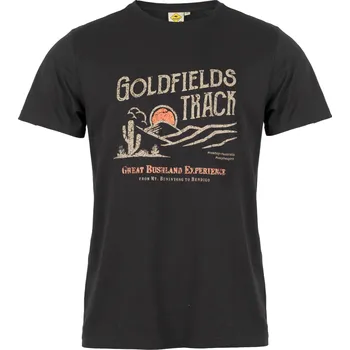 Pánské tričko Tričko Roadsign Australia Goldfields černé Barva: Černá, Velikost: L
