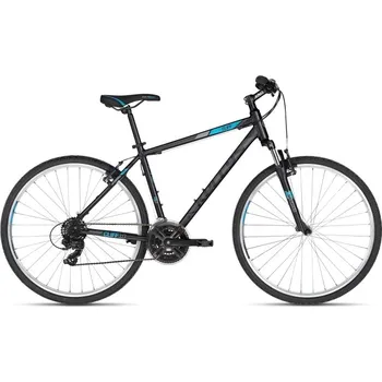 Silniční kolo KELLYS CLIFF-10 cross 28" Shimano Altus 3x7 bluegrey - M / Tmavošedá