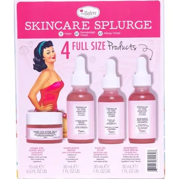 Péče o oční okolí theBalm To The Rescue® To The Rescue® Complexion rozjasňující pleťové sérum se zklidňujícím účinkem 30 ml + To The Rescue® Glow posilující a rozjasňující olej pro dokonalou pleť 30 ml + To The Rescue® Biomimetic hloubkově vyživující a hydratační sérum 30