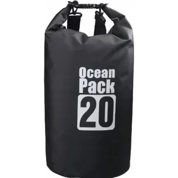 Vodácký pytel Vodotěsný vak, voděodolná taška 20L Černá