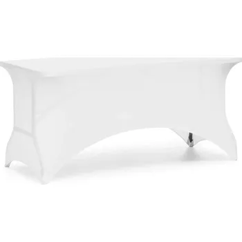 Jídelní stůl Potah na Cateringový Stůl Bílý 153x70 cm FG03815