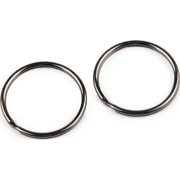 Kroužek na klíče Ø35 mm, barva 4 nikl černý