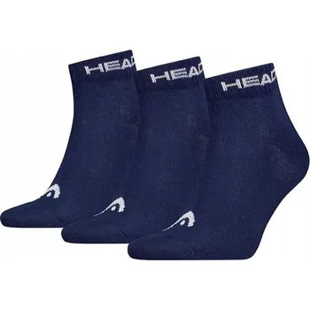 Pánské ponožky PONOŽKY HEAD ALL SPORTS TRAINING QUARTER 3 PACK NAVY 39-42