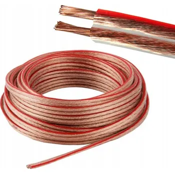 elektrický kabel Reproduktorový kabel led-one 2 x 0,5 mm2, 1 m