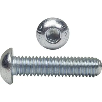 Šroub Šrouby s kulovou hlavou M10x80 pozink třída 10.9 ISO 7380 5 ks