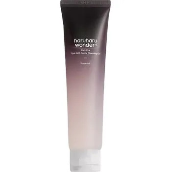 Přípravek na čištění pleti a oči Haruharu Wonder Black Rice Triple AHA Gentle exfoliační gel 100 ml