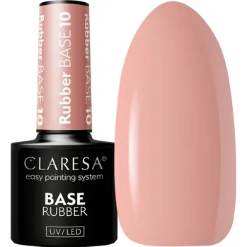 Přípravek na nehty CLARESA RUBBER BASE KAUČUKOVÁ BÁZE PRO HYBRIDNÍ LAK - 10