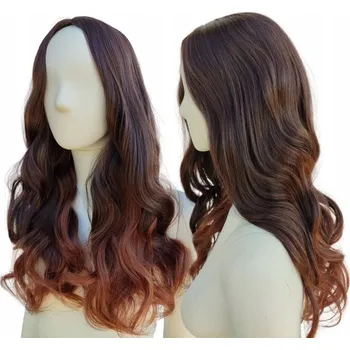 Paruka Wonderlandia paruka dlouhé vlasy střední blond s ofinou