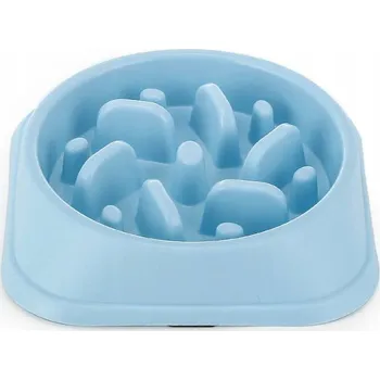 Miska pro psa Jedna plastová miska Mersjo modrá 0,6 l