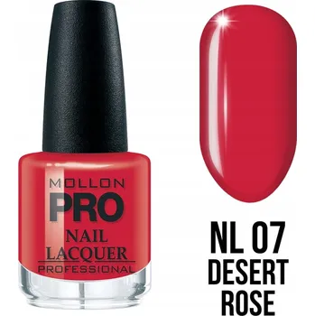 Lak na nehty Mollon PRO Klasický lak na nehty Nail Lacquer 07 Desert Rose 15 ml