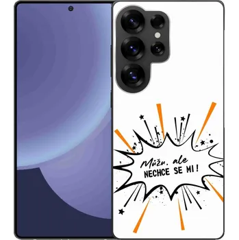 Pouzdro na mobilní telefon Gelový kryt mmCase na Samsung Galaxy S25 Ultra - vtipný text 11 bílé pozadí