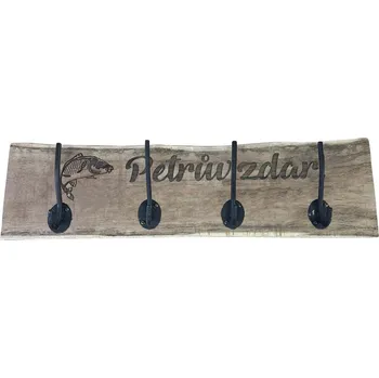 Věšák Dřevěný nástěnný věšák PETRŮV ZDAR