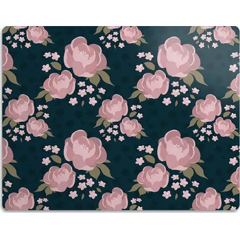Podložka pod záchod pro kočky Růžové květy 45 x 35 cm