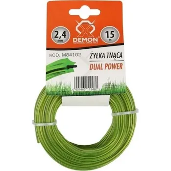 Struna do sekačky Struna zesílená, hvězdicový profil, 15m, 2,4mm DEMON