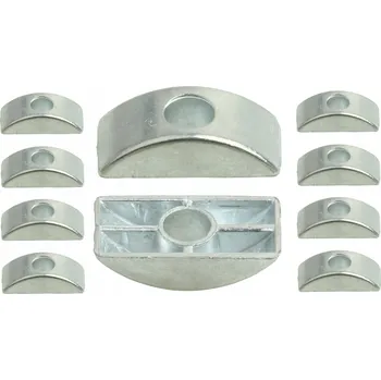 Podložka pod nábytek PODLOŽKA MOON PŮLMĚSÍC M8 9 x 40 mm POZINK 10 ks NÁBYTKOVÁ POD OTVOR 40mm