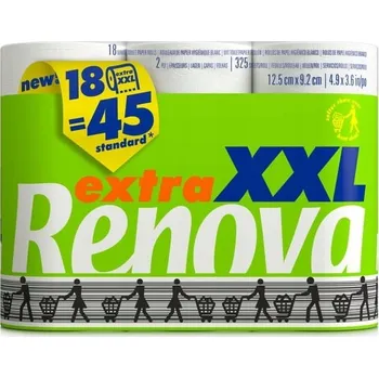 Toaletní papír Suchý toaletní papír bez vůně Renova 18 ks