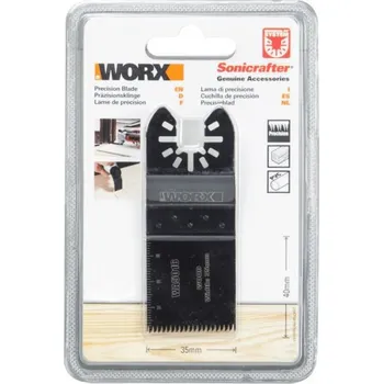 Pilový plátek WORX Orange WA5016.3 - Pilový list (dřevo/precizní řez), 35 mm, sada 3 ks, sonicrafter