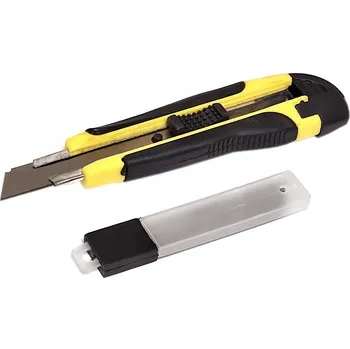 Pracovní nůž Nůž s lámacími čepelemi 18mm na tapety + náhradní čepele