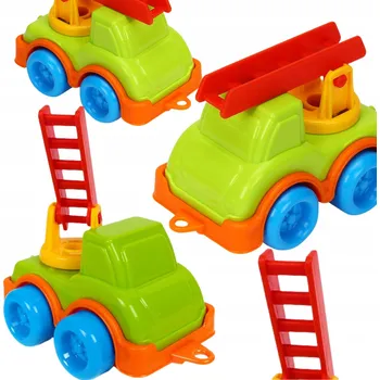 autíčko Mini Hasičské Auto Vozidlo Pohyblivá Kola a Žebřík Hasiči Auto