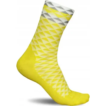 Pánské ponožky Ponožky Luxa Asymmetric Yellow - S