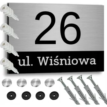 Obraz Domovní číslo 3dCity 30 x 20 cm