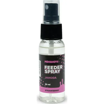 Návnadové aroma MIKBAITS Feeder spray 30ml - Jahoda