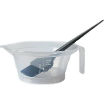 Kosmetický štětec Sada na barvení vlasů xhair bezbarvá