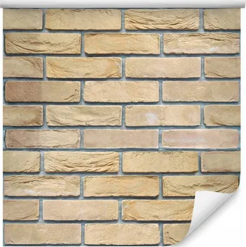 Fototapeta Tapeta Stará Cihla Imitace Zdiva 3D Efekt Do Obýváku