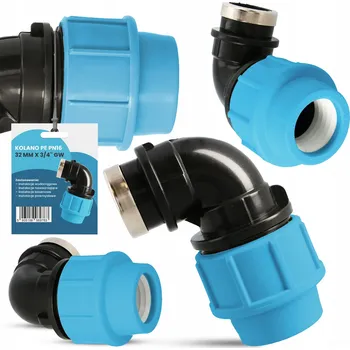 Vodovodní potrubí PE koleno TRCR 32 mm