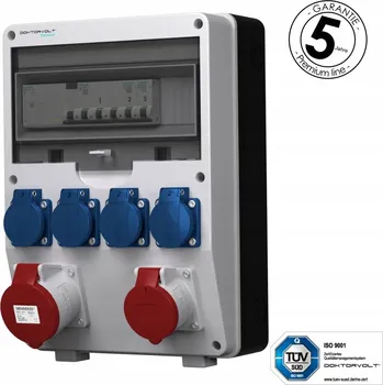 Rozvaděč Staveništní rozvaděč Siemens pTD-S/FI 32A 16A 4x230V