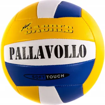 Volejbal Volejbalový míč Midex vícebarevný velikost 5 šitý strojově butylový