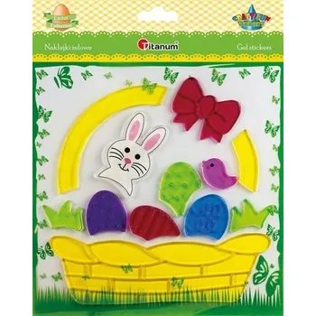 Set školních potřeb Naklejki żelowe Wielkanoc 12szt