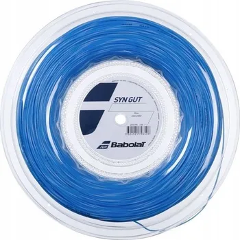 Struna na výplet tenisové rakety TENISOVÝ VÝPLET BABOLAT SYN GUT MODRÝ 1,3 mm 200 m