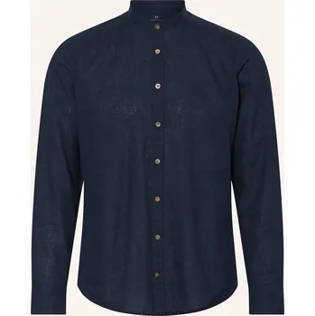 Pánská košile Strokesman's Pánská Košile Regular Fit Se Lnem A Se...