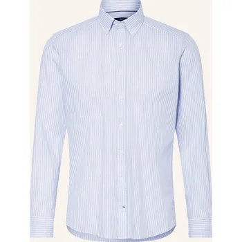 Pánská košile Strokesman's Pánská Košile Regular Fit S Příměsí Lnu, tmavě...