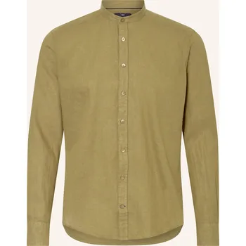 Pánská košile Strokesman's Pánská Košile Regular Fit Se Lnem A Se...