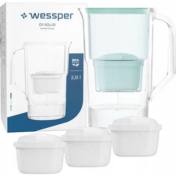 Filtrační konvice Filtrační konvice Wessper D1 SOLID FutureFlow 3,3 l zelená