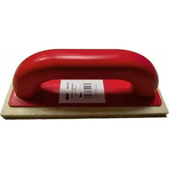 Zednické hladítko Hladítko plastové Magg 080197 - 220x65x8mm, plsť vlněná bílá, 0.175kg