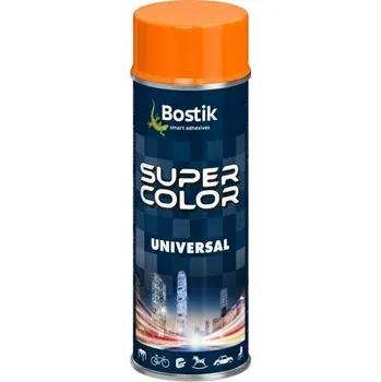 Barva ve spreji Lak ve ve spreji Bostik Super Color Universal oranžový 400 ml