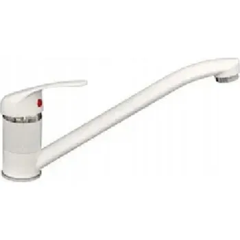 Vodovodní baterie Kuchyňská stojánková baterie Genesis Nina Eco bílá