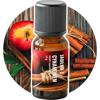 Vonný olej JABLKO SE SKOŘICÍ do svíček a mýdel 10g vánoční