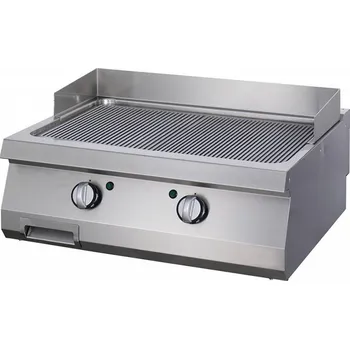 Vybavení pro vyvolávání a úpravu fotografie Grilovací pánev s drážkami Chrome - plynová - dvojitá jednotka - hloubka 70 cm | Maxima, 09396011