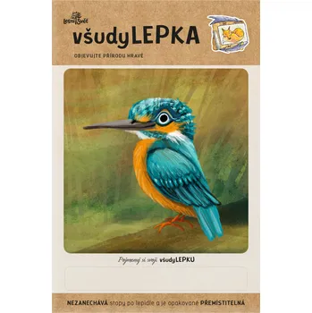 kreativní sada Lesní svět všudyLEPKA vel. 1 -006 - Ledňáček