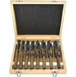 Sada 8ks HSS-Co vrtáků 14-25,5mm do oceli a dřeva GEKO