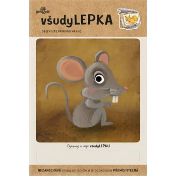 Cestovní hra Lesní svět všudyLEPKA vel. 1 -009 - Myš
