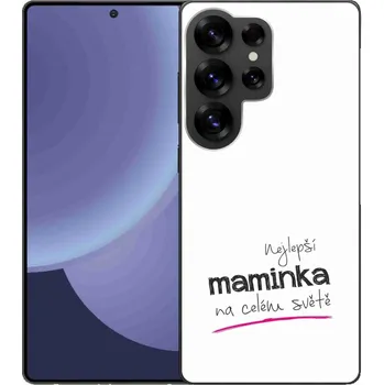 Pouzdro na mobilní telefon Gelový kryt mmCase na Samsung Galaxy S25 Ultra - nejlepší maminka 4 bílé pozadí