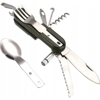 Příbor TURISTICKÝ PŘÍBOR MULTITOOL NŮŽ OTVÍRÁK