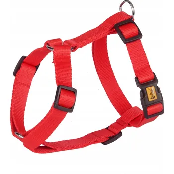 Postroj pro psa POSTROJE GUARD PRO PSA Z POPRUHU, NASTAVITELNÉ DVOUPOPRAHOVÉ ČERVENÉ S 24-45CM